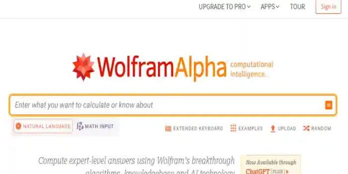 WolframAlpha
